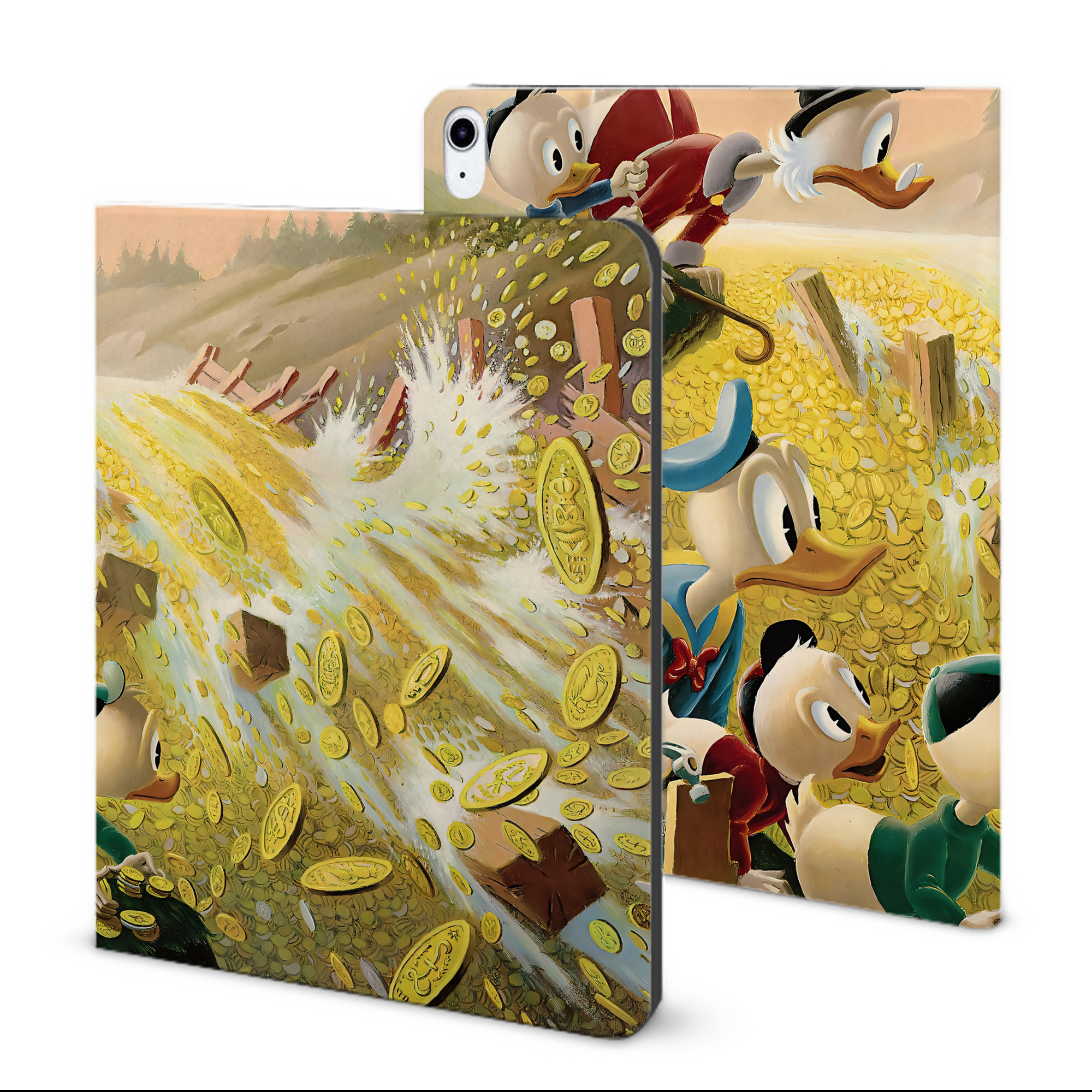 （画像用） ミッキーマウス Mickey Mouse IPad ケース ブック型 PUレザー TPU 耐衝撃 軽量 薄型 ペン収納なし 全面保護 IPad 各モデル対応